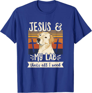 Dogs Design for a Yellow Labrador Retriever Owner T-Shirt - T-Shirt | Royal