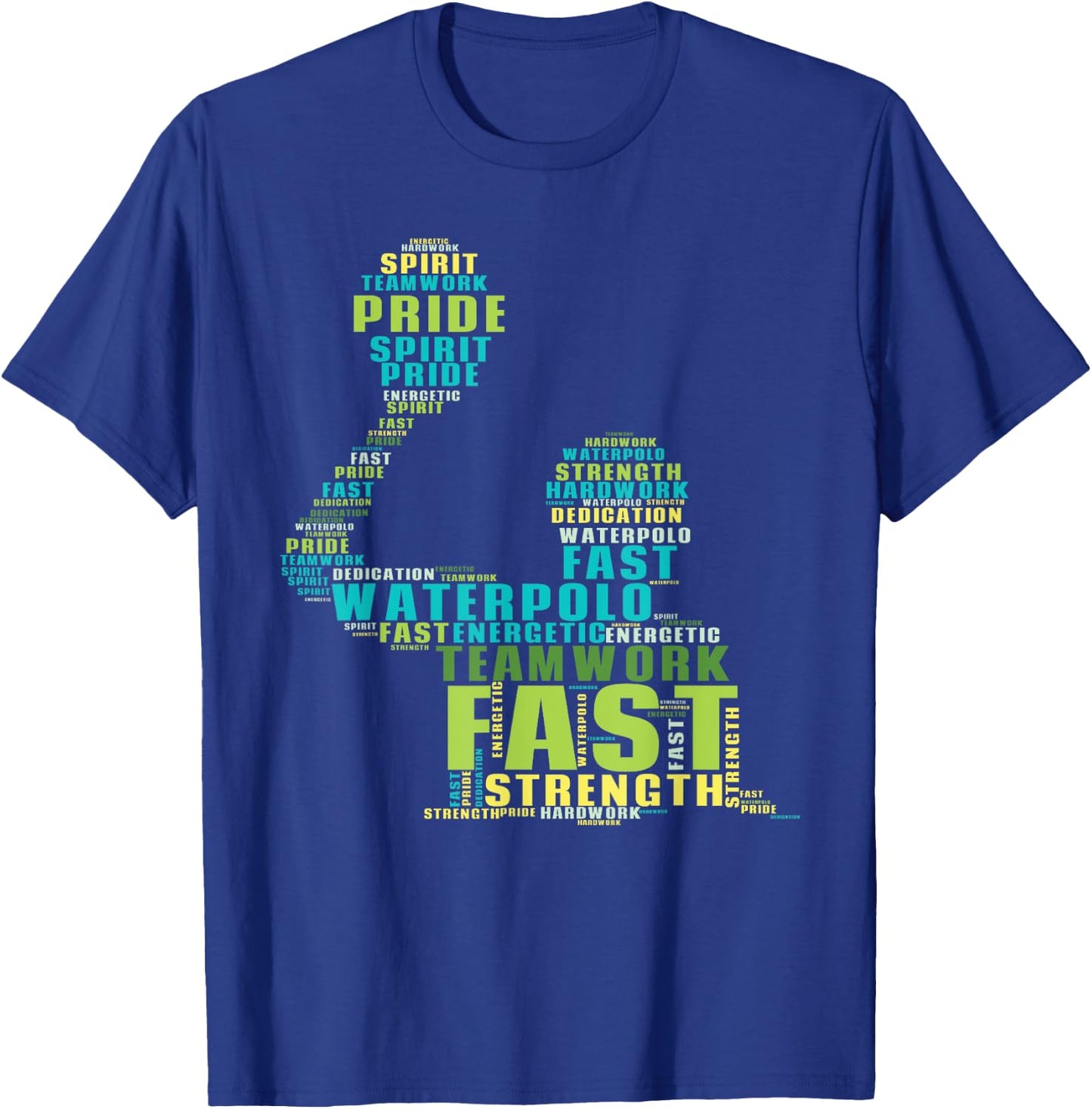 Water Polo Player Coach Sport Lover Athlete Swimmer T-Shirt - T-Shirt | Royal
