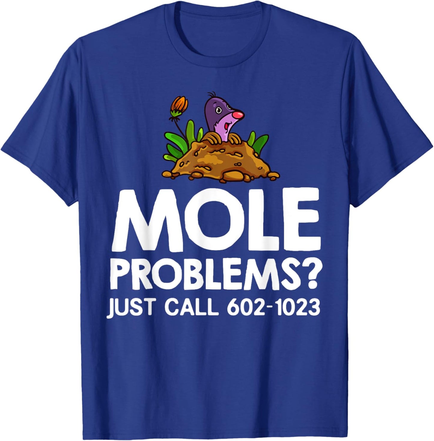Mole Day Chemistry Gift Hunter Chemist T-Shirt - T-Shirt | Royal