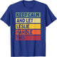 Keep Calm And Let Leslie Handle This Funny Quote Retro T-Shirt - T-Shirt | Royal