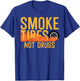 Smoking Tyre Non Drug JDM Drifter Car Drift T-Shirt - T-Shirt | Royal