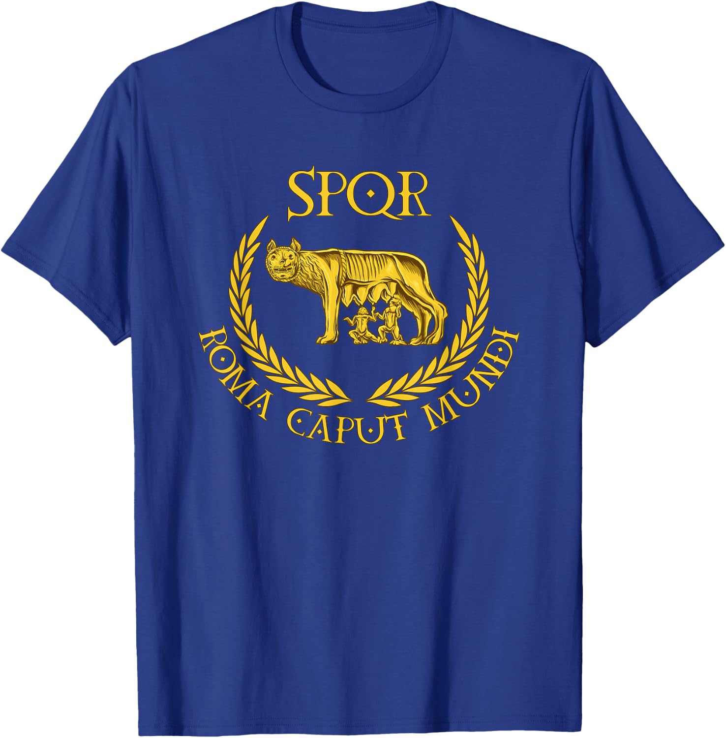 SPQR - Roma Caput Mundi - Capitoline Wolf T-Shirt - T-Shirt | Royal