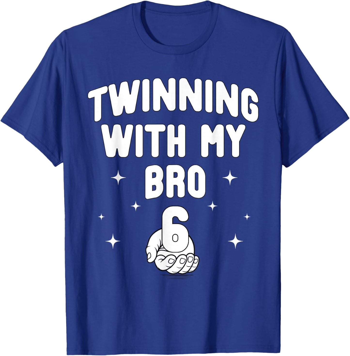 67 Twinning with My Bro Funny 6 7 Meme Twin Day Spirit Week T-Shirt - T-Shirt | Royal