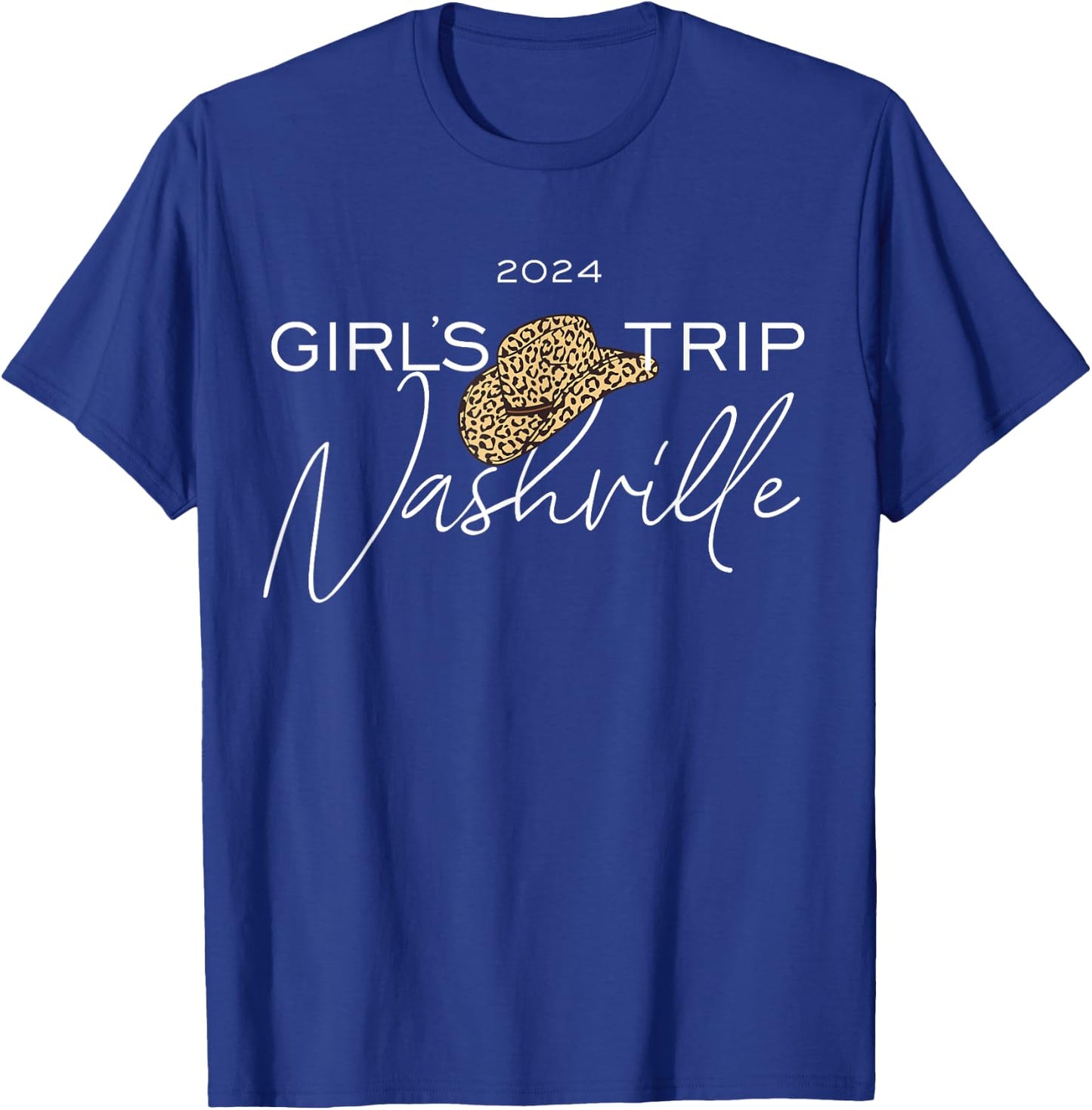 Nashville Girls Trip 2024 Nash Weekend Boots Booze Besties T-Shirt - T-Shirt | Royal