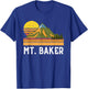 Mountain Vacation Gift- Mt. Climbing Hiking Mount Baker T-Shirt - T-Shirt | Royal