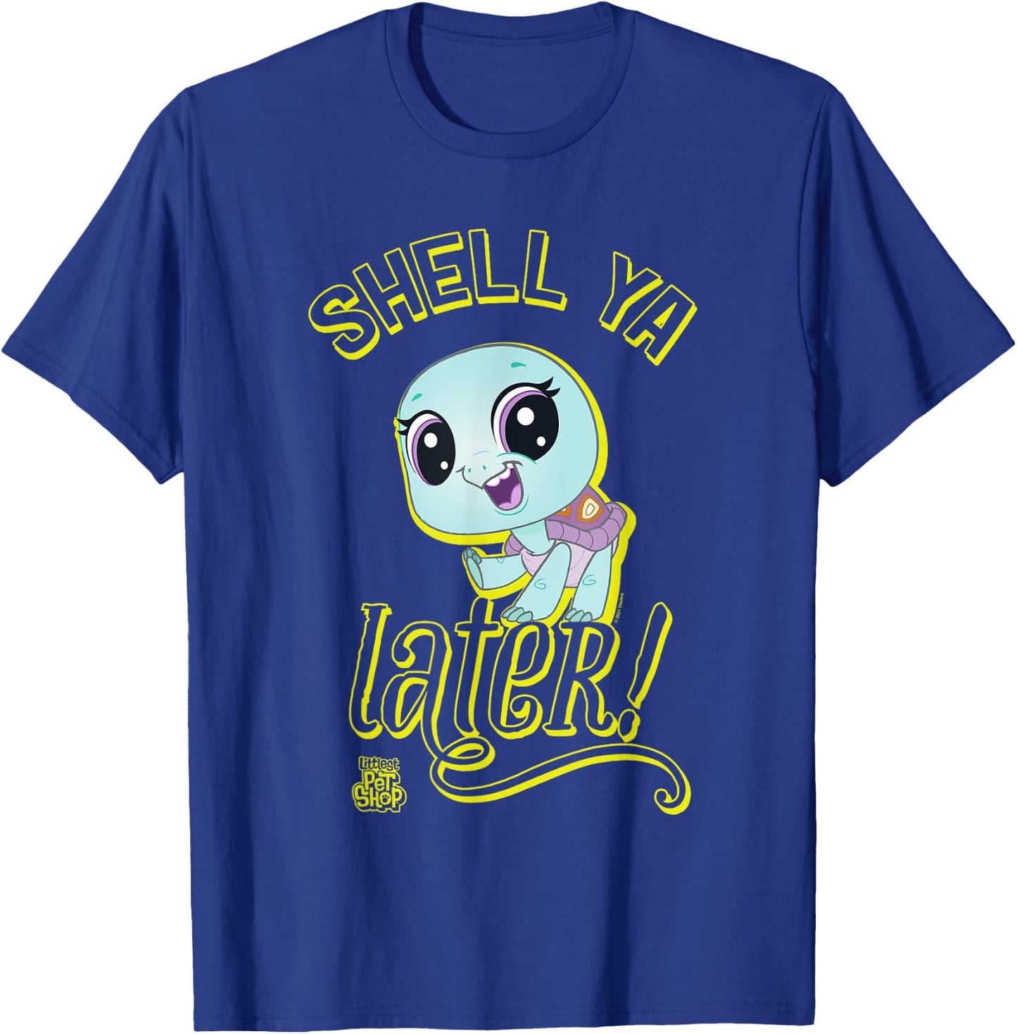 Littlest Pet Shop Shell Ya Later Turtle! T-Shirt - T-Shirt | Royal