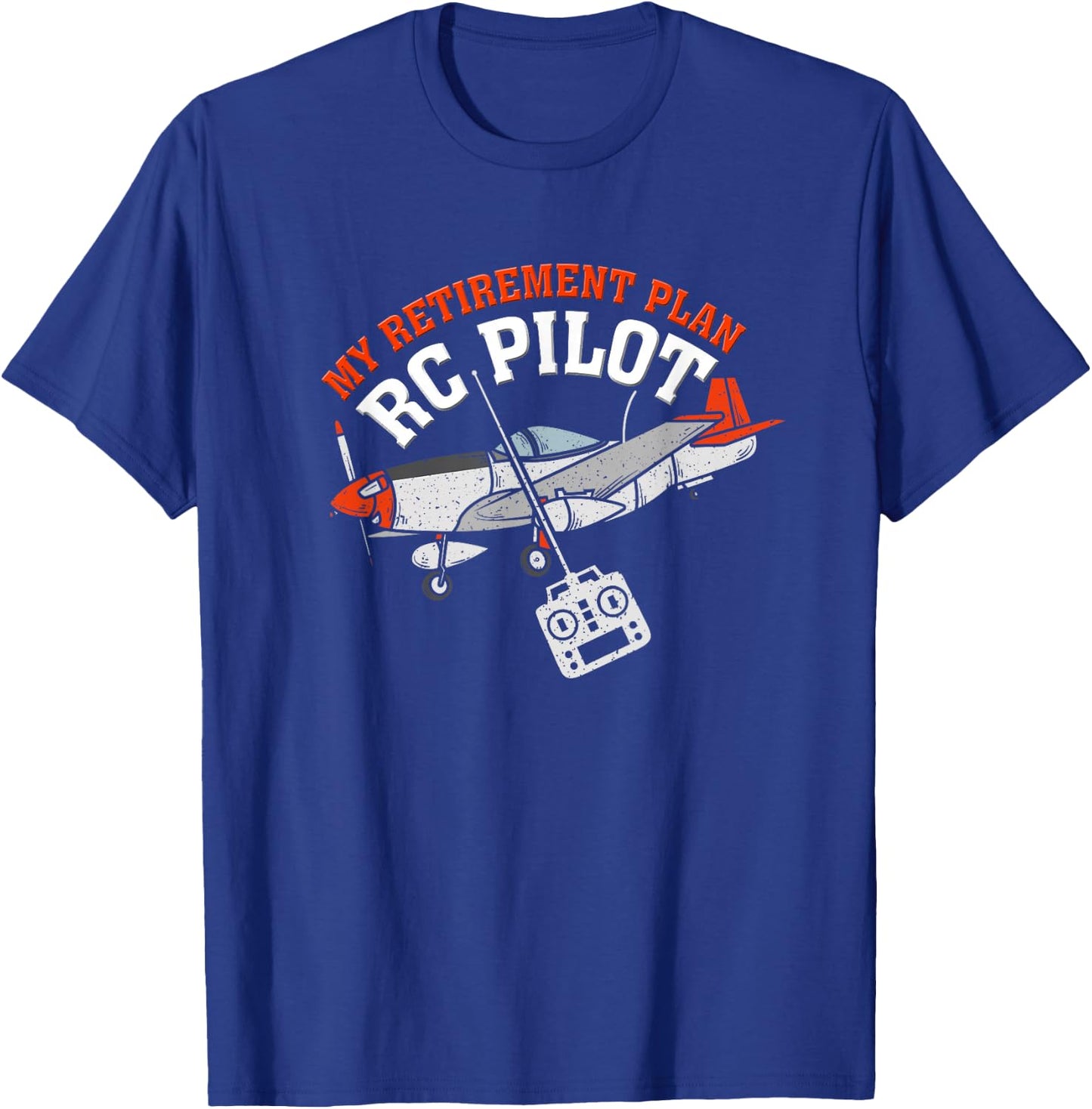 RC Pilot Model Flight | Retired and Modeler | Flight Models T-Shirt - T-Shirt | Royal