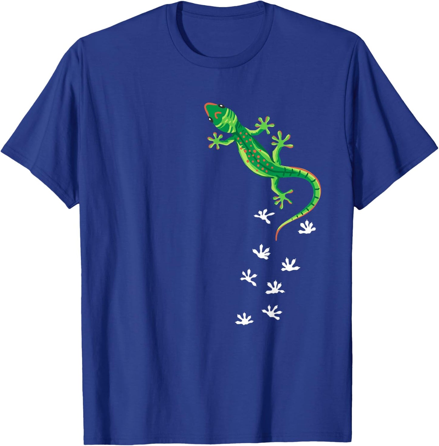 Cool Lizard Art Men Women Herpetology Reptile Lizard Lover Small T-Shirt - T-Shirt | Royal