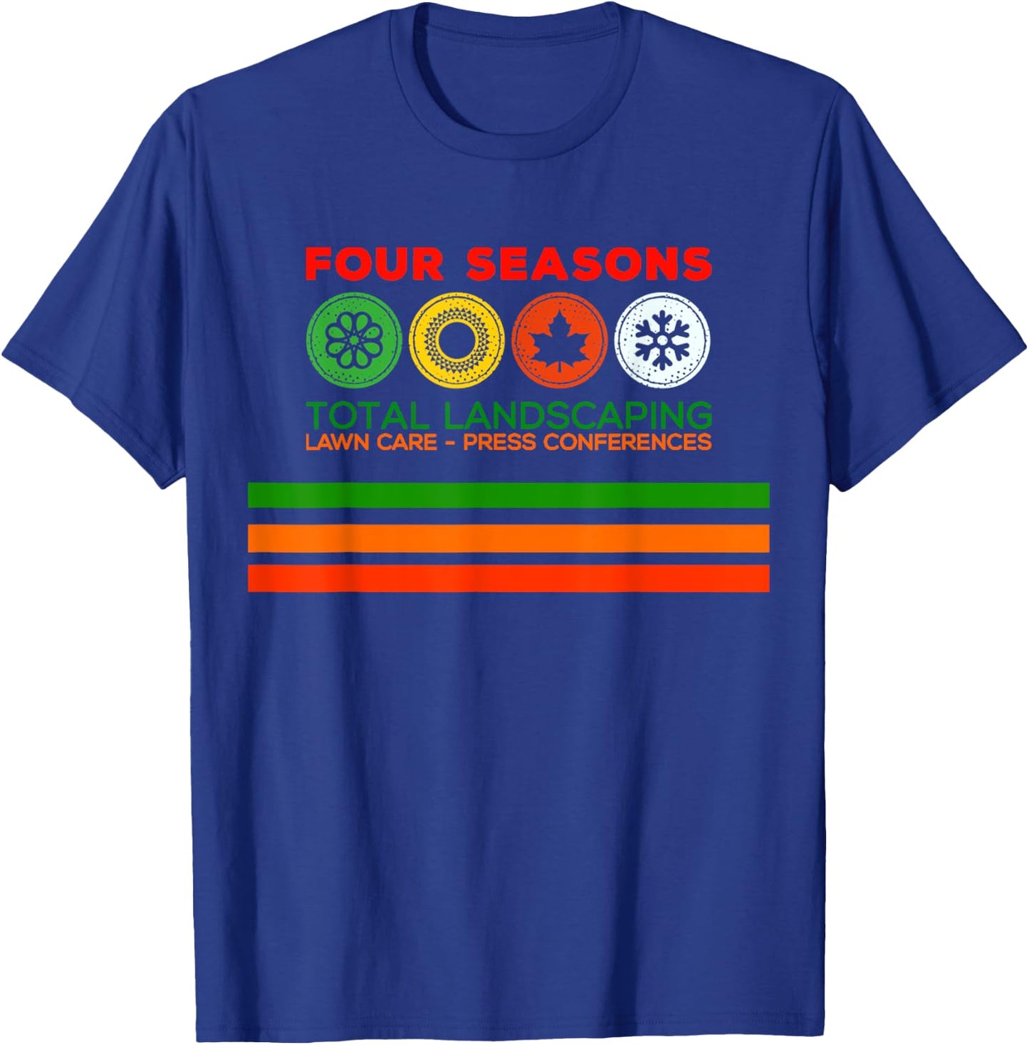 Four Season Total Landscaping - Graphic T-Shirt - T-Shirt | Royal