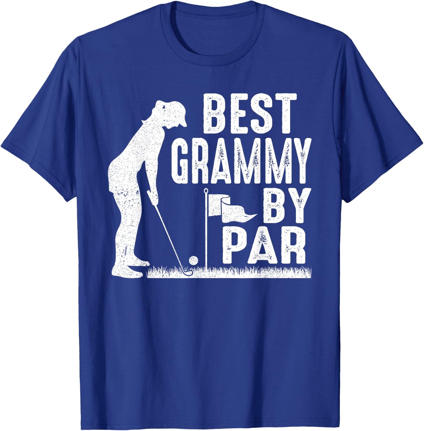 Mother's Day Best Grammy By Par Golf Lover Gift T-Shirt - T-Shirt | Royal