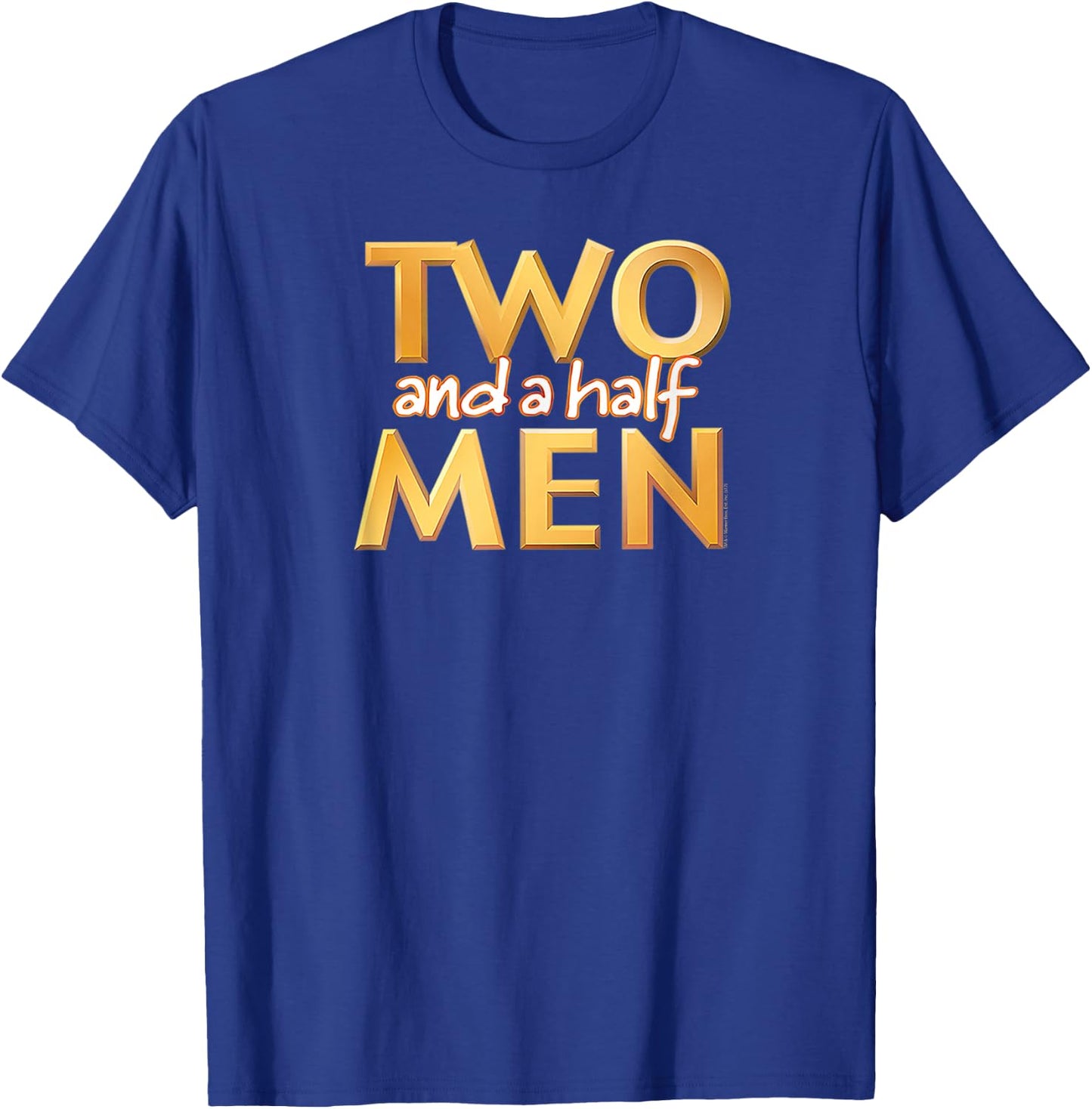 Two and a Half Men Logo T-Shirt - T-Shirt | Royal