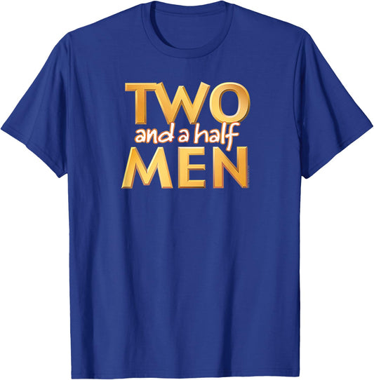 Two and a Half Men Logo T-Shirt - T-Shirt | Royal