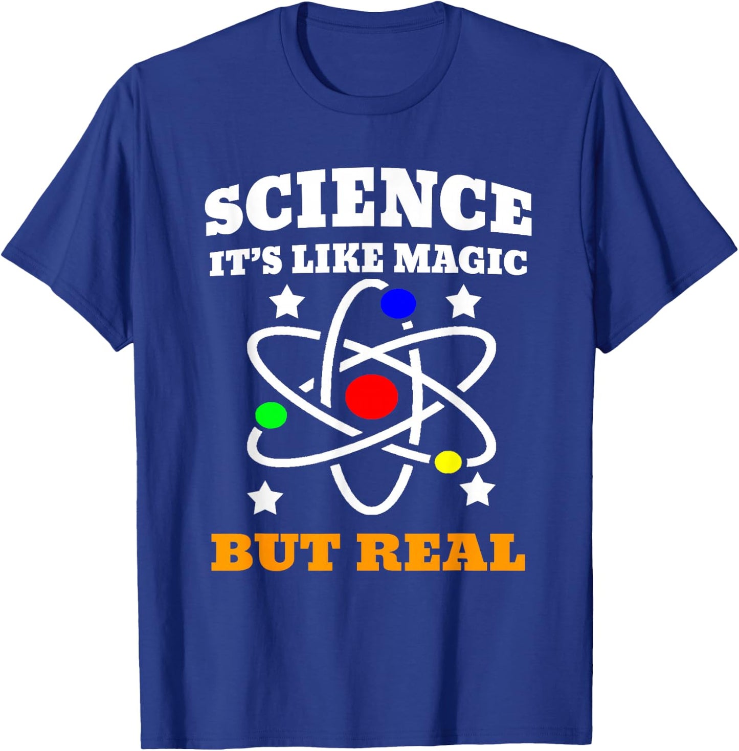 Science Its Like Magic but Real Scientist Kid T-Shirt - T-Shirt | Royal
