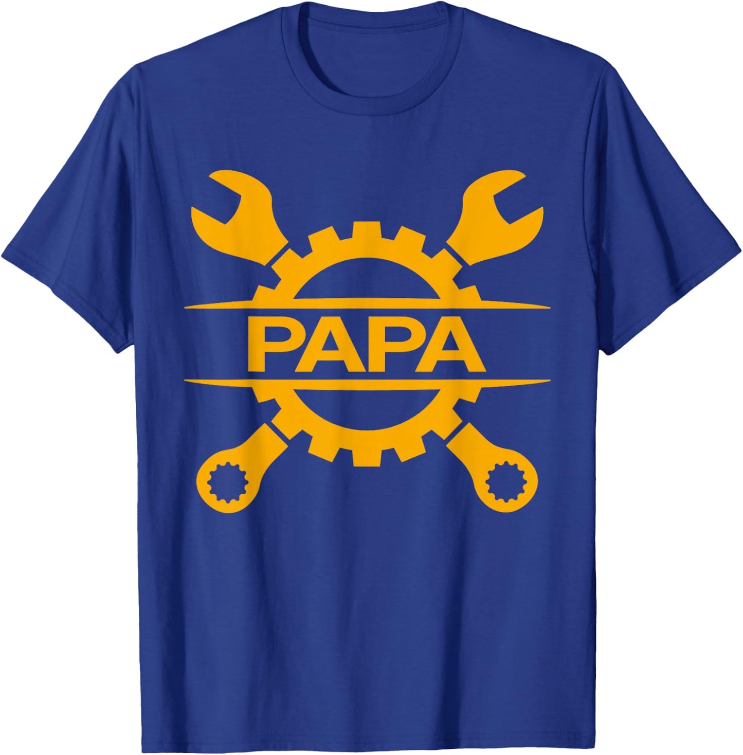 Wrench Papa Car Mechanic Papa Garage T-Shirt - T-Shirt | Royal