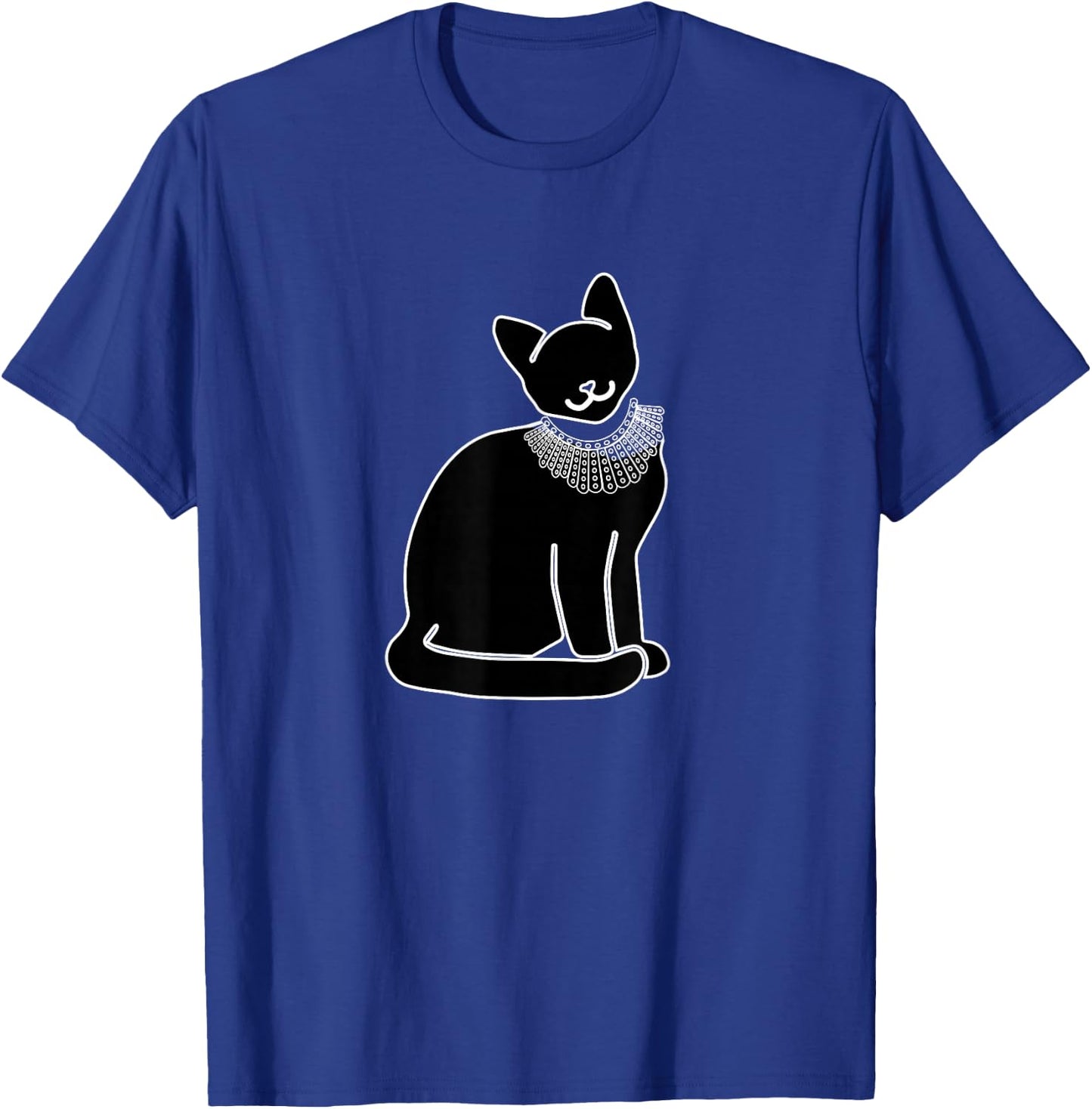 Cat with Ruth Bader Ginsburg Collar RBG T-Shirt - T-Shirt | Royal