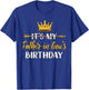 It's My Father-In-Law's Birthday Party Idea T-Shirt - T-Shirt | Royal