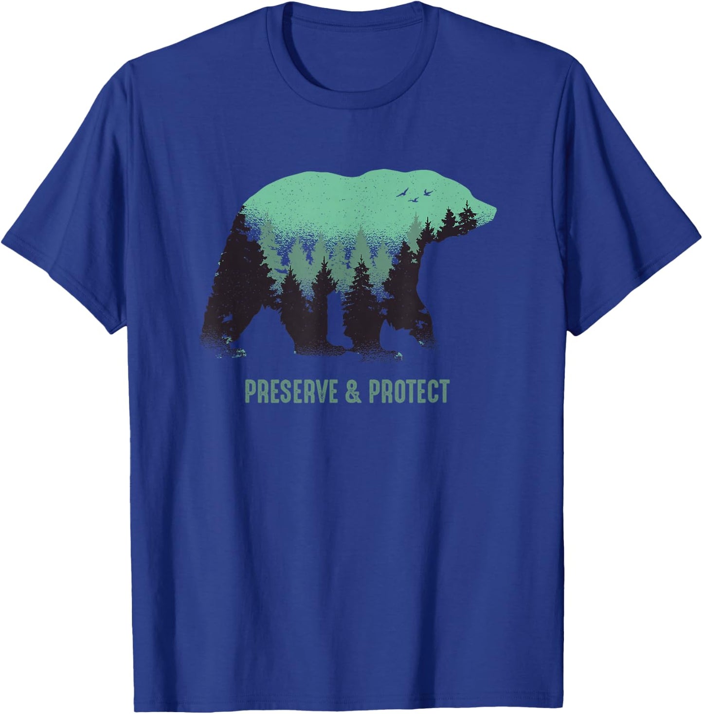 Preserve & Protect Vintage National Park Bear T-Shirt - T-Shirt | Royal