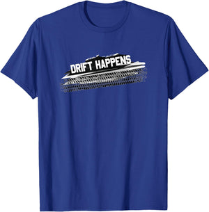 Drift passes automotive drifting motorsport car T-Shirt - T-Shirt | Royal