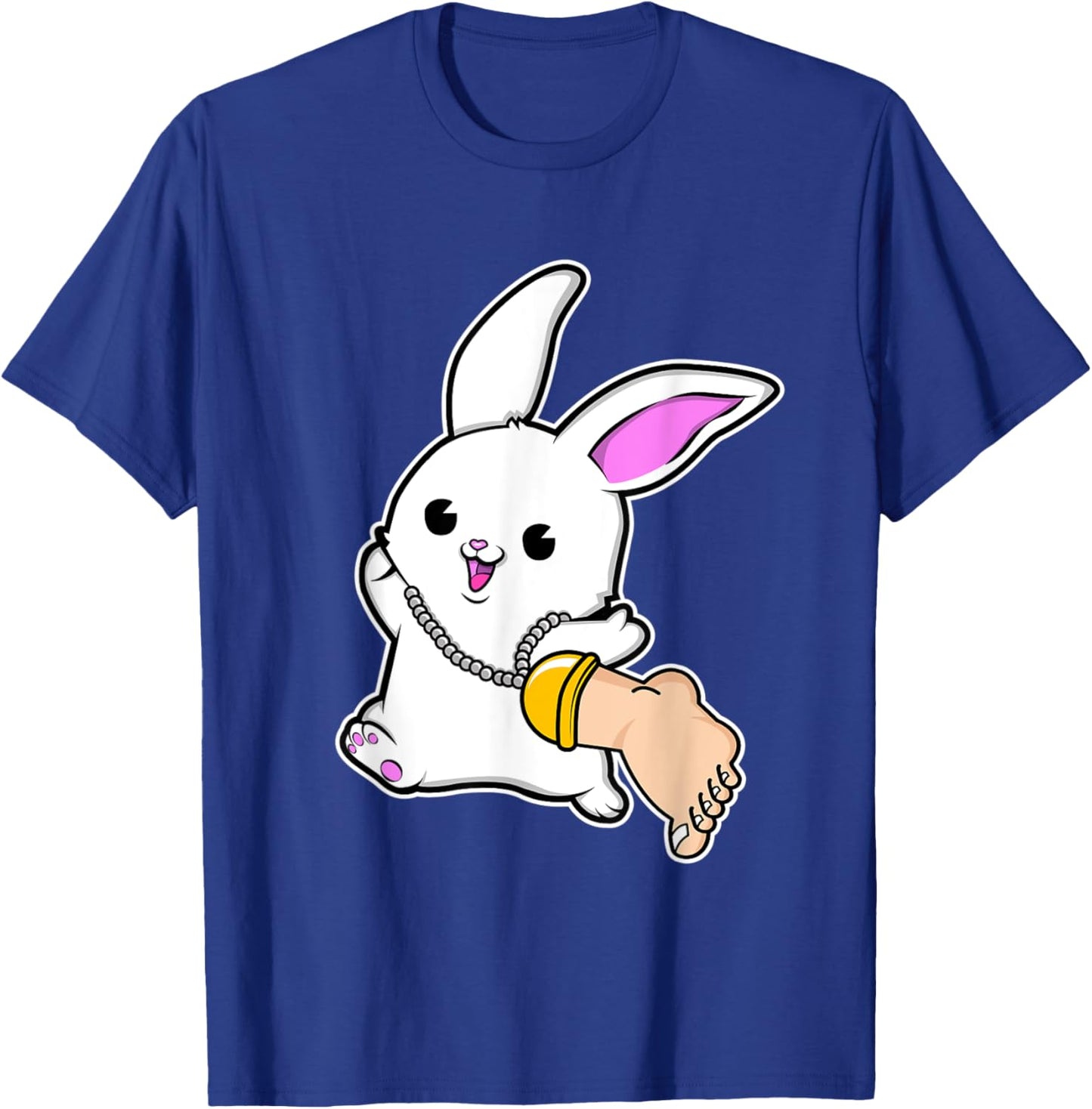 Funny Lucky Rabbits Foot Pun Bunny Lucky Charm T-Shirt - T-Shirt | Royal