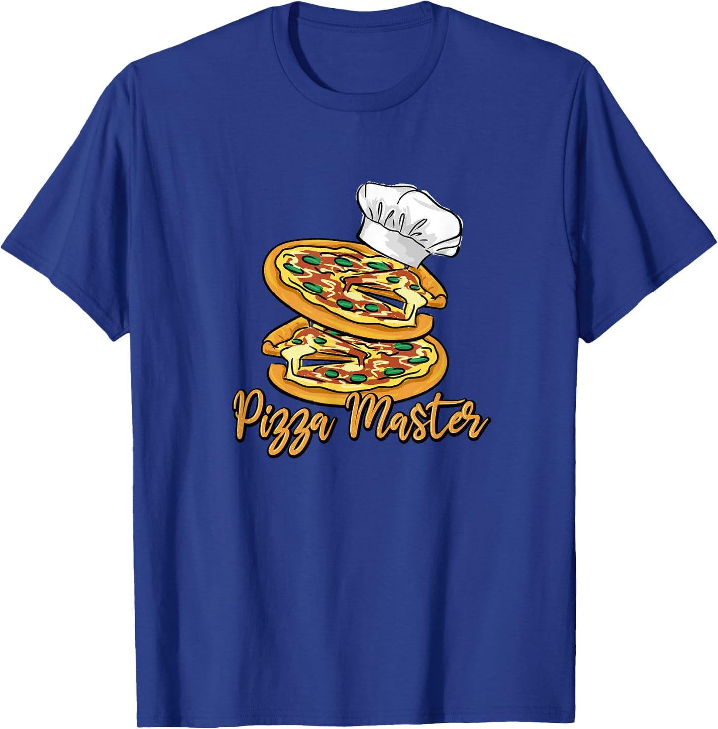 Pizza Master Italian Food Pizza Chef T-Shirt - T-Shirt | Royal
