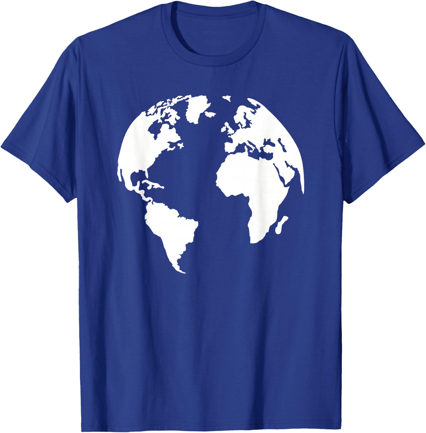 Globe world map T-Shirt - T-Shirt | Royal