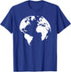 Globe world map T-Shirt - T-Shirt | Royal