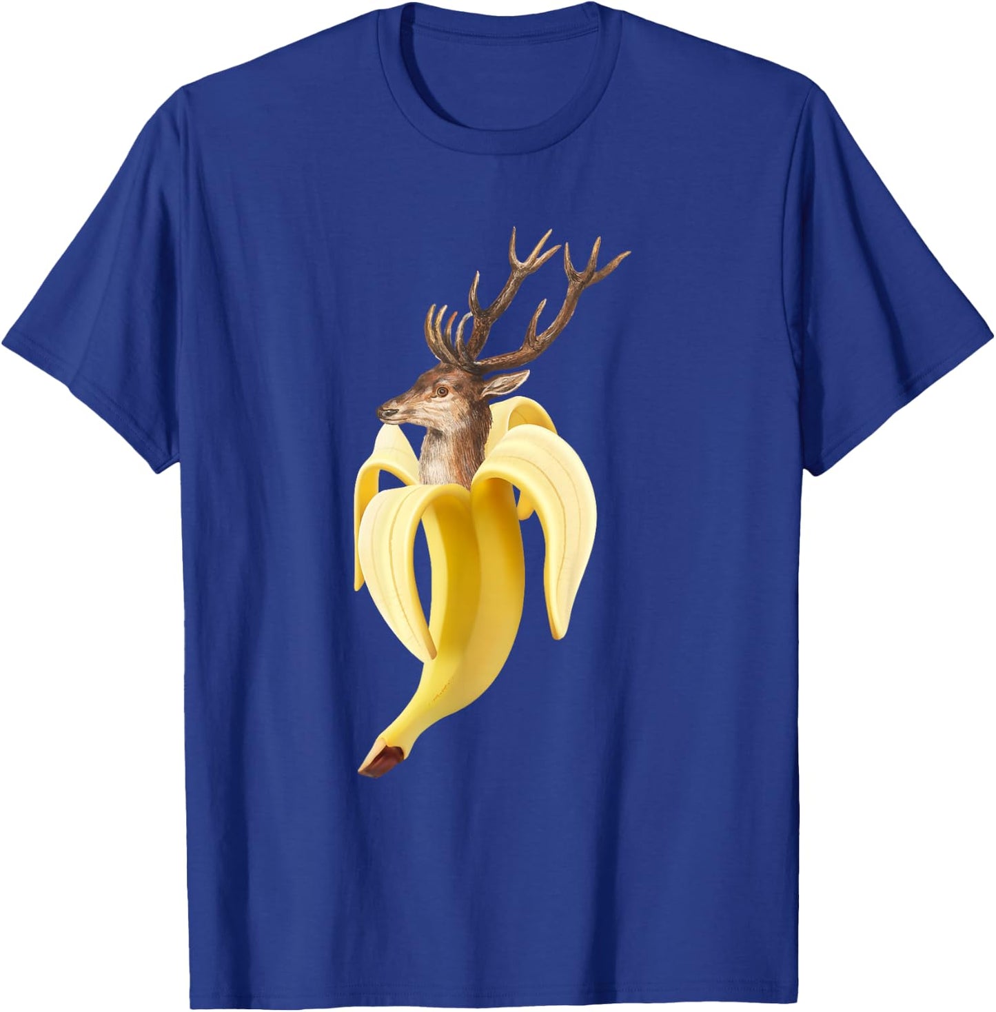 Deer in Banana Hunter Forest Deer T-Shirt - T-Shirt | Royal