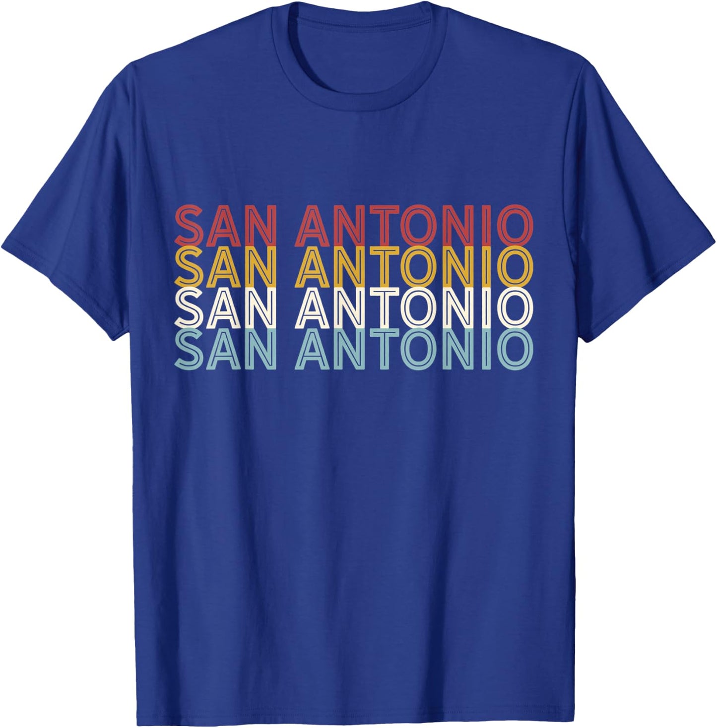 US American City 70's Retro USA - Vintage San Antonio T-Shirt - T-Shirt | Royal