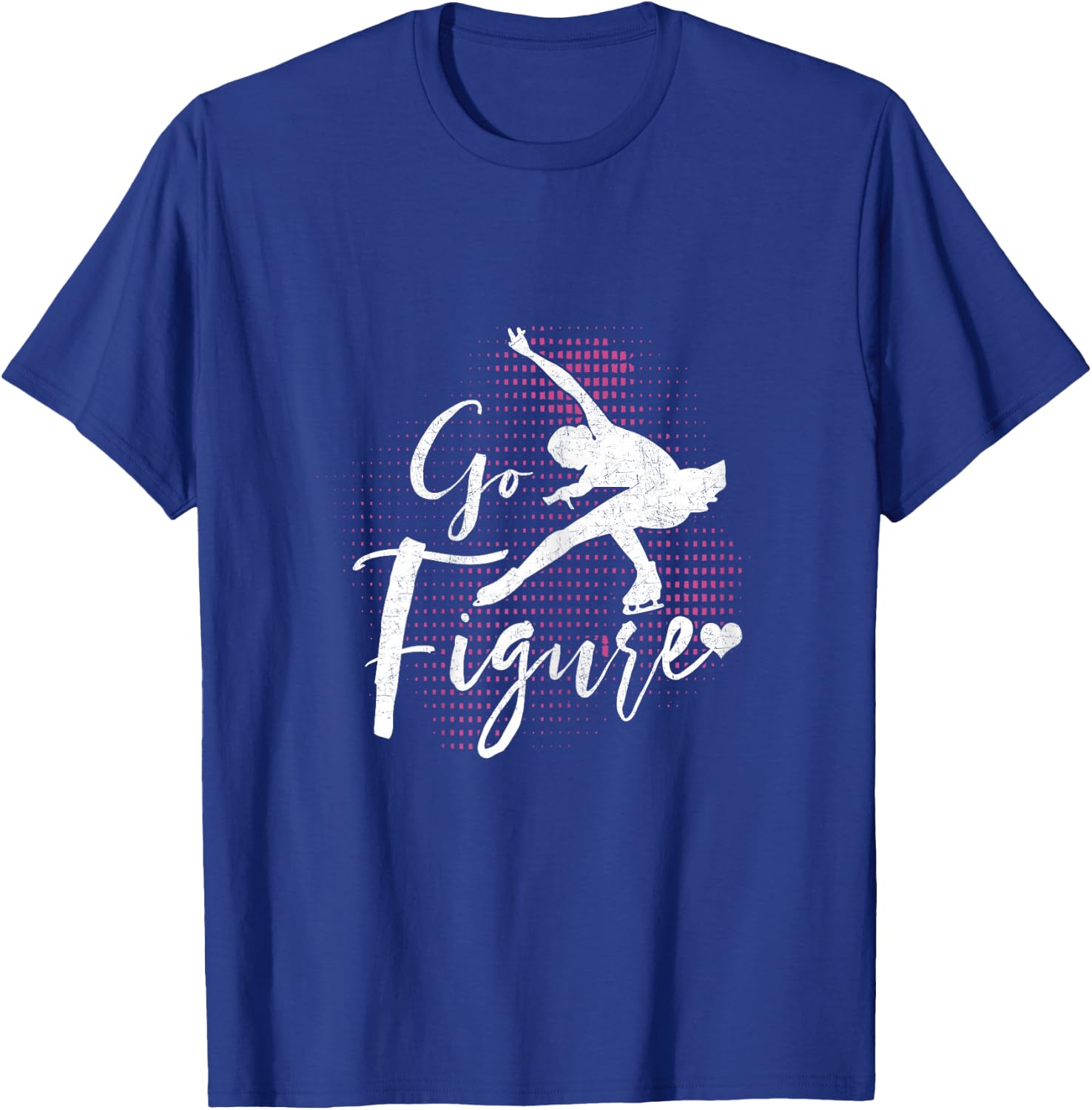 Funny Ice Skating Lover Graphic Women Girls Figure Skating T-Shirt - T-Shirt | Royal
