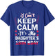 I Can't Keep Calm It's My Daughter's 18th Birthday Dad Mom T-Shirt - T-Shirt | Royal