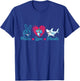 Funny Peace Love Shark Shirt Shark Lover T-Shirt - T-Shirt | Royal