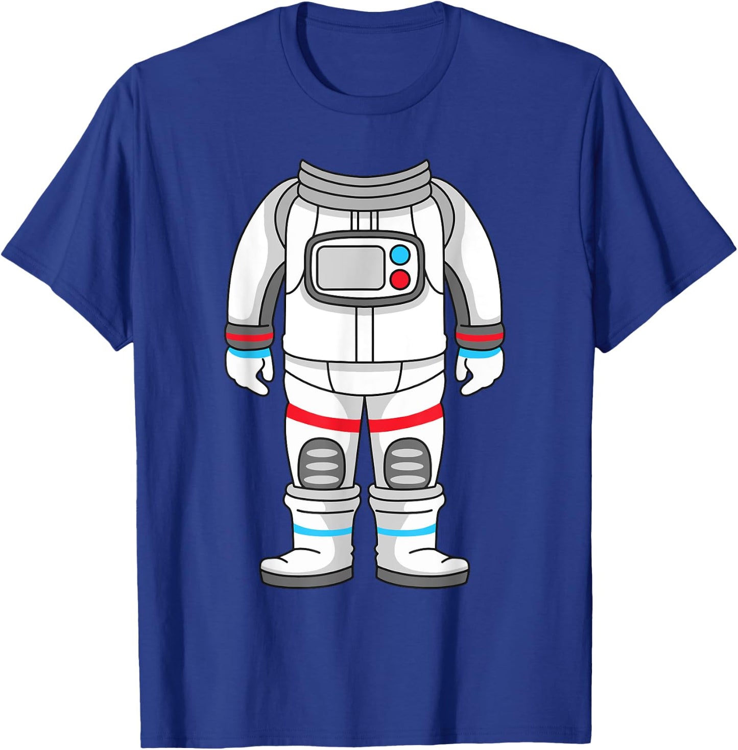Astronaut Costume Space Suit Funny Halloween Spaceman T-Shirt - T-Shirt | Royal