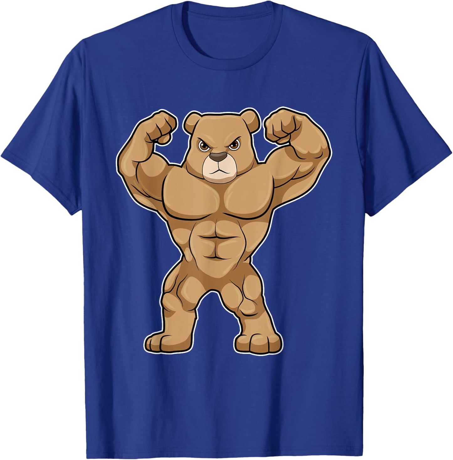Bear Bodybuilder Bodybuilding Sports T-Shirt - T-Shirt | Royal