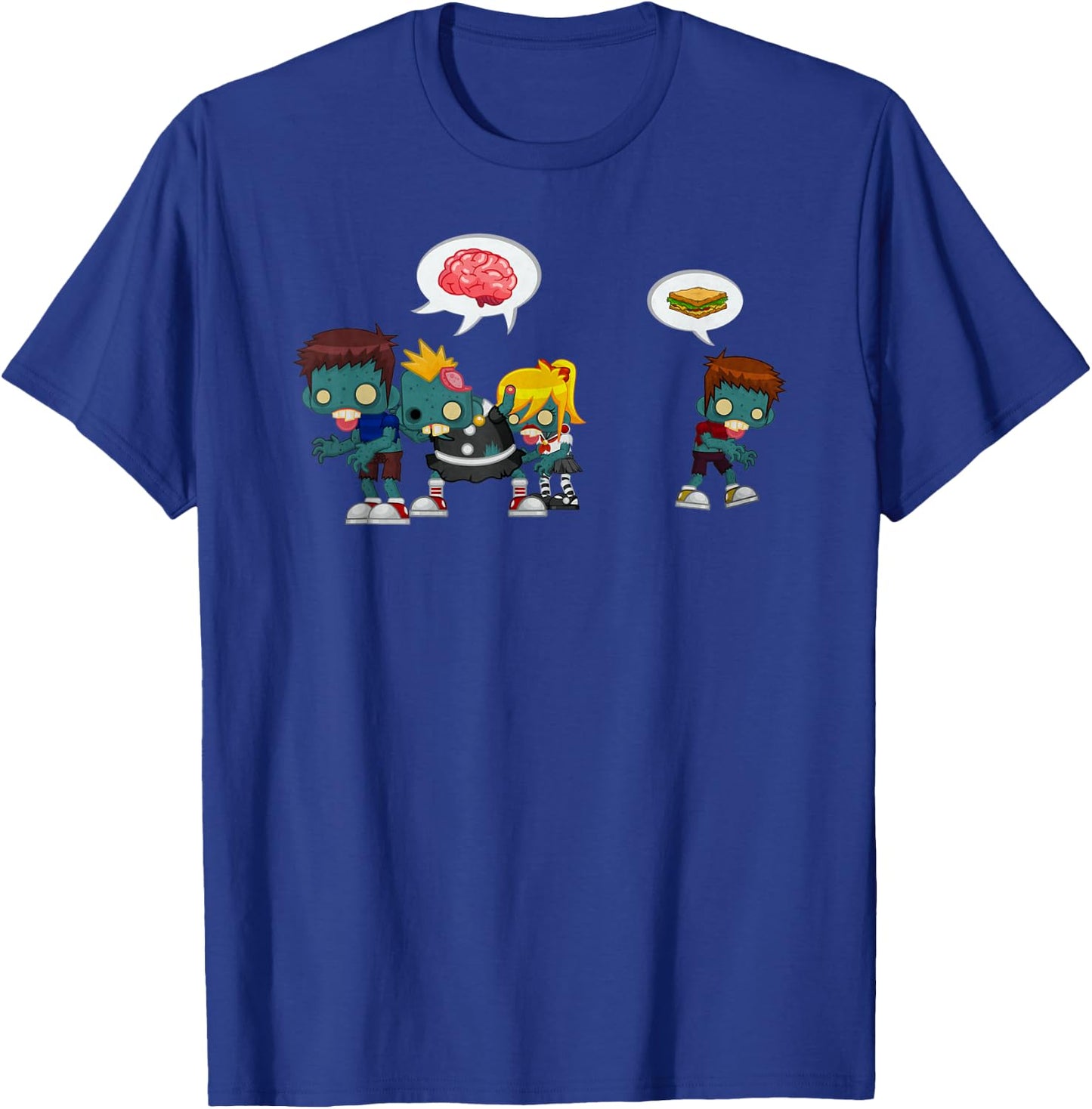 Zombie Just Wants A Sandwich T-Shirt - T-Shirt | Royal