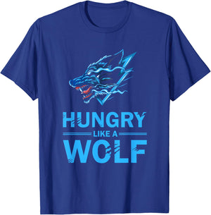 Wolf Predator - Wilderness Wolves Wolf T-Shirt - T-Shirt | Royal
