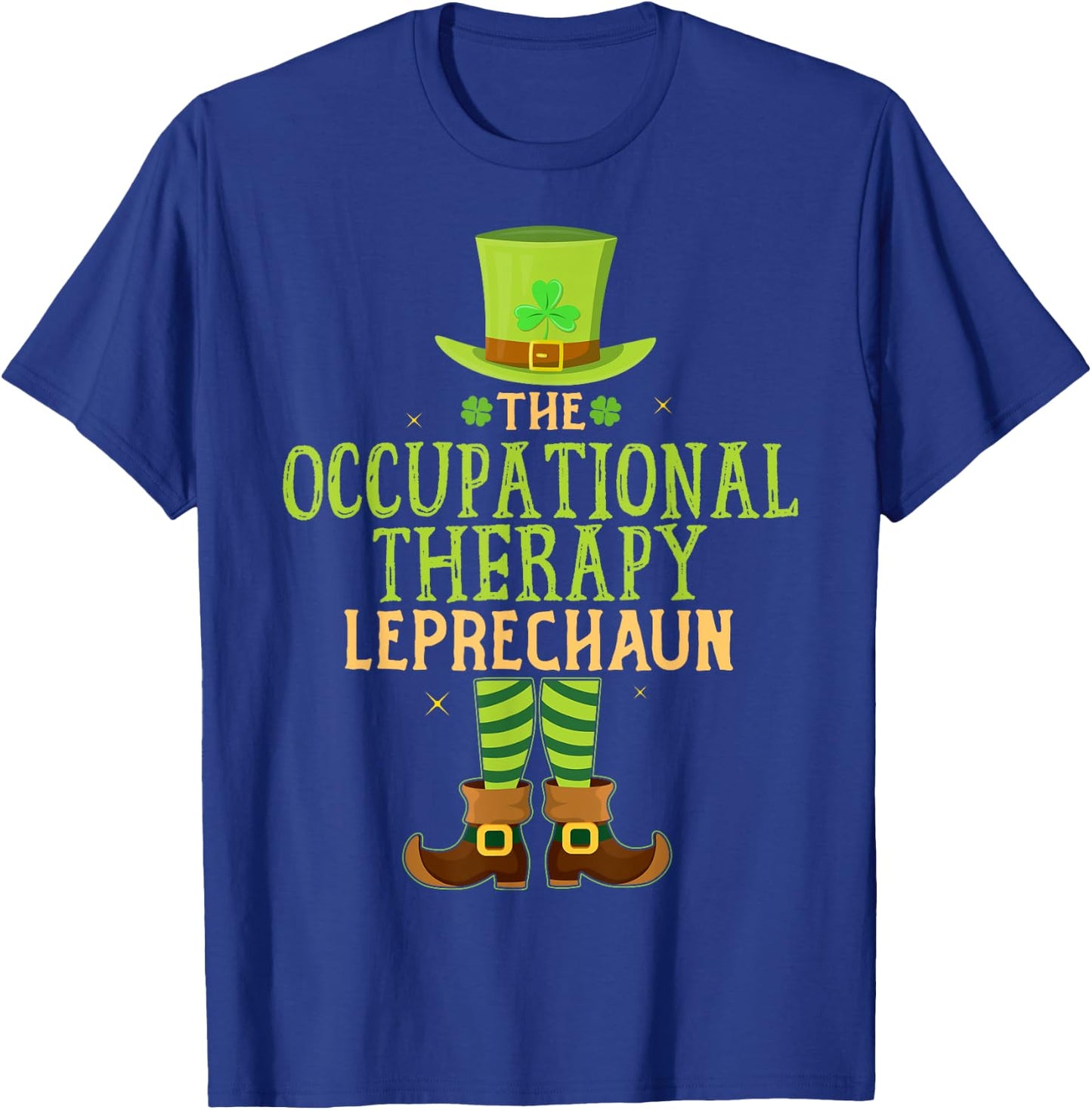 The Occupational Therapy Leprechaun Matching St Patricks Day T-Shirt - T-Shirt | Royal