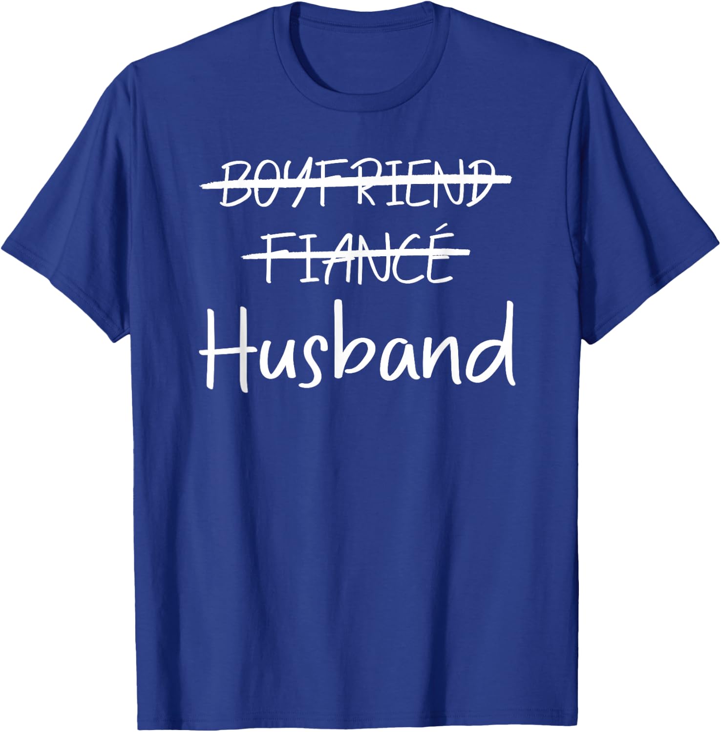 Boyfriend Fiance Husband Bachelorette Wedding T-Shirt - T-Shirt | Royal