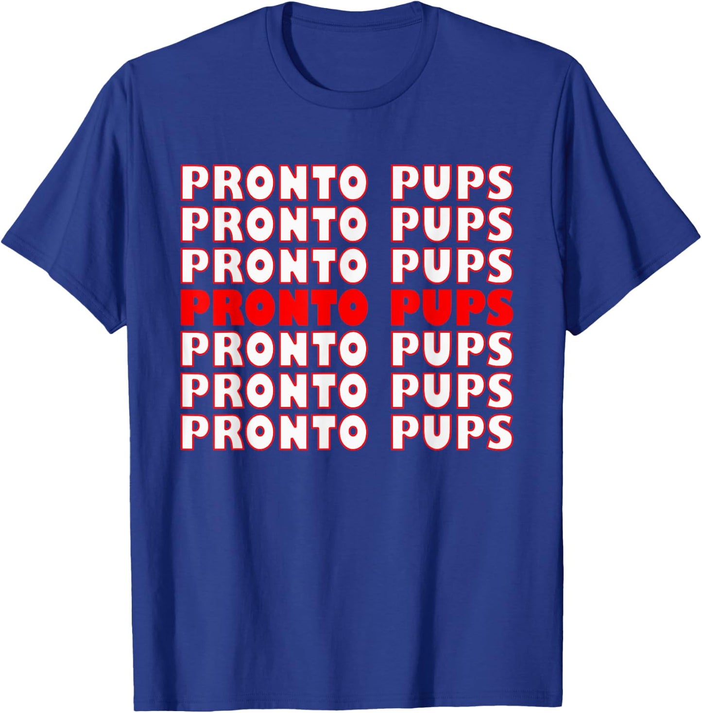 Pronto Pup Design T-Shirt - T-Shirt | Royal