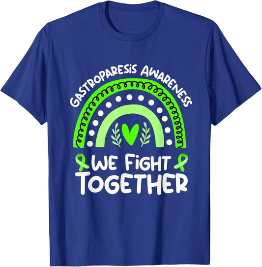 We Fight Together | Gastroparesis Awareness T-Shirt - T-Shirt | Royal
