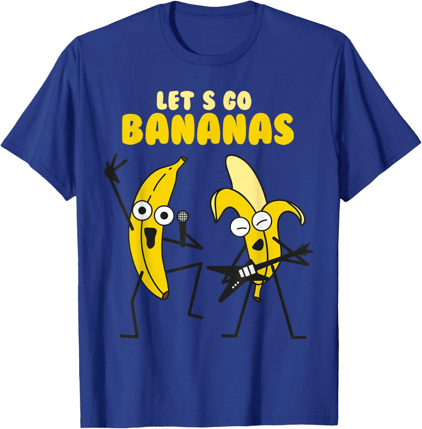 Funny Let's Go Bananas Shirt for Cute Boy and Girls T-Shirt - T-Shirt | Royal