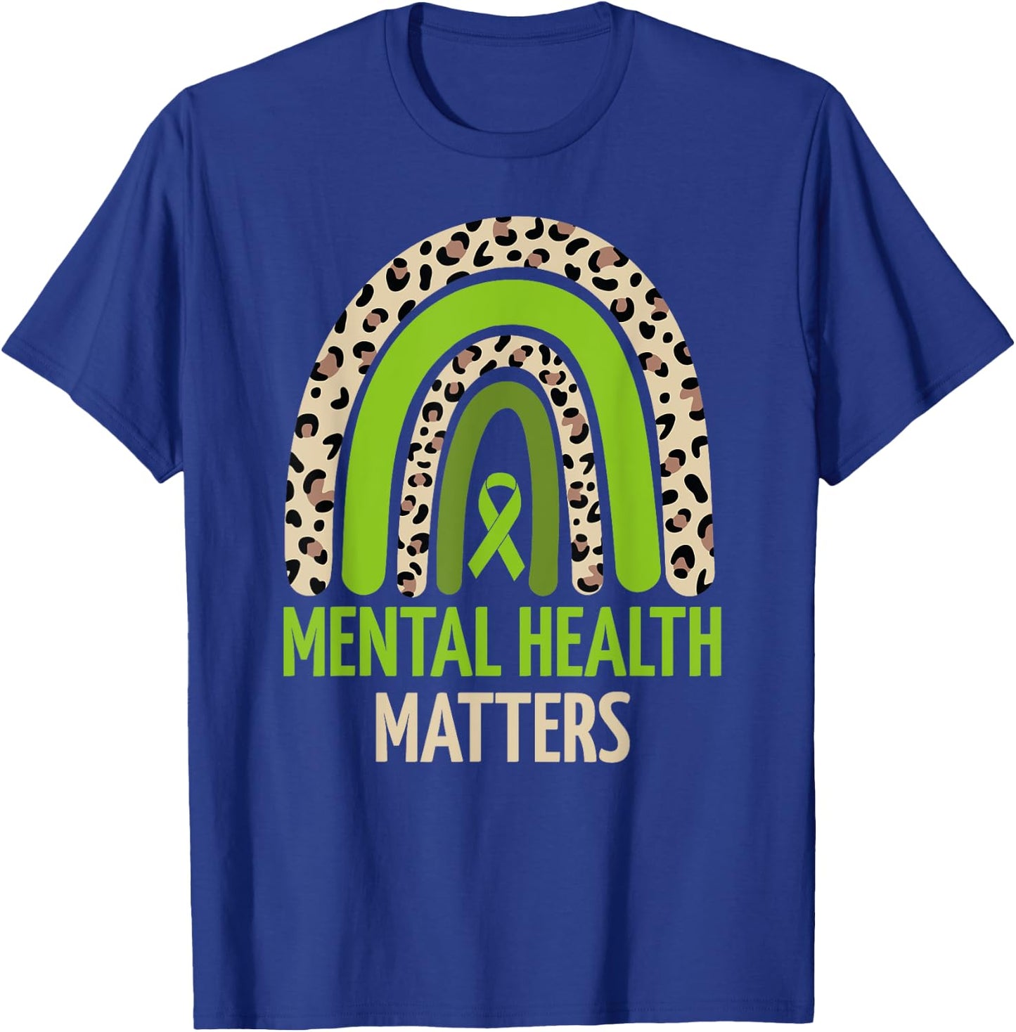 Mental Health Matters Men Women Kids Mental Health Awareness T-Shirt - T-Shirt | Royal