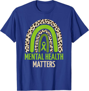 Mental Health Matters Men Women Kids Mental Health Awareness T-Shirt - T-Shirt | Royal