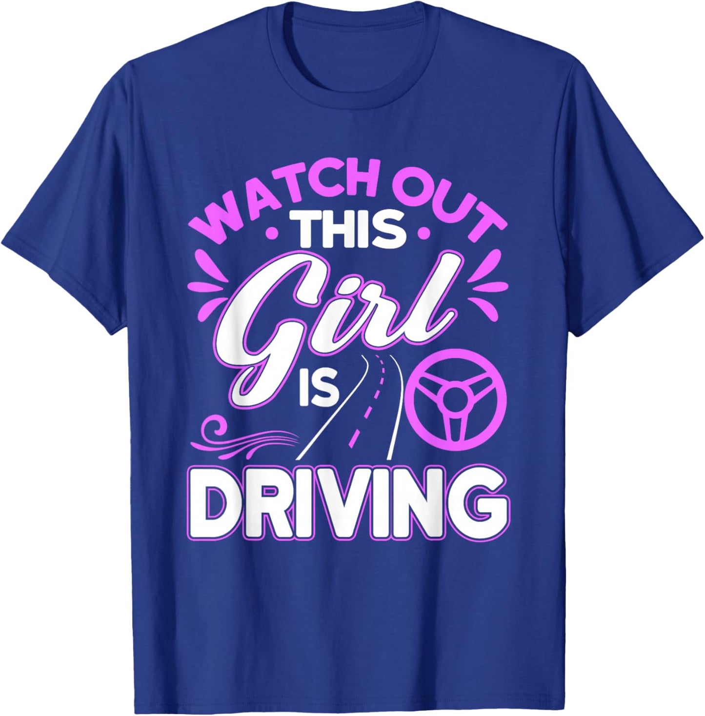 Passed Drivers Test New Driving License Congratulations Teen T-Shirt - T-Shirt | Royal