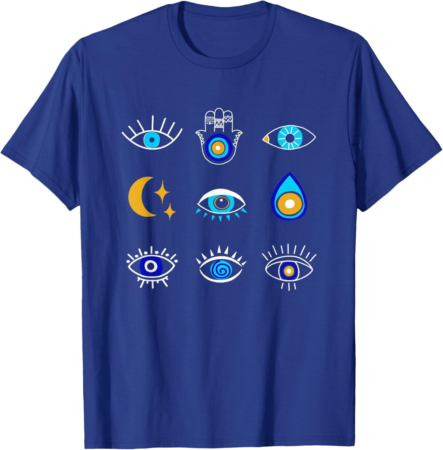 Evil Eye Curse Protection Seeing Eyes Evil Eye T-Shirt - T-Shirt | Royal