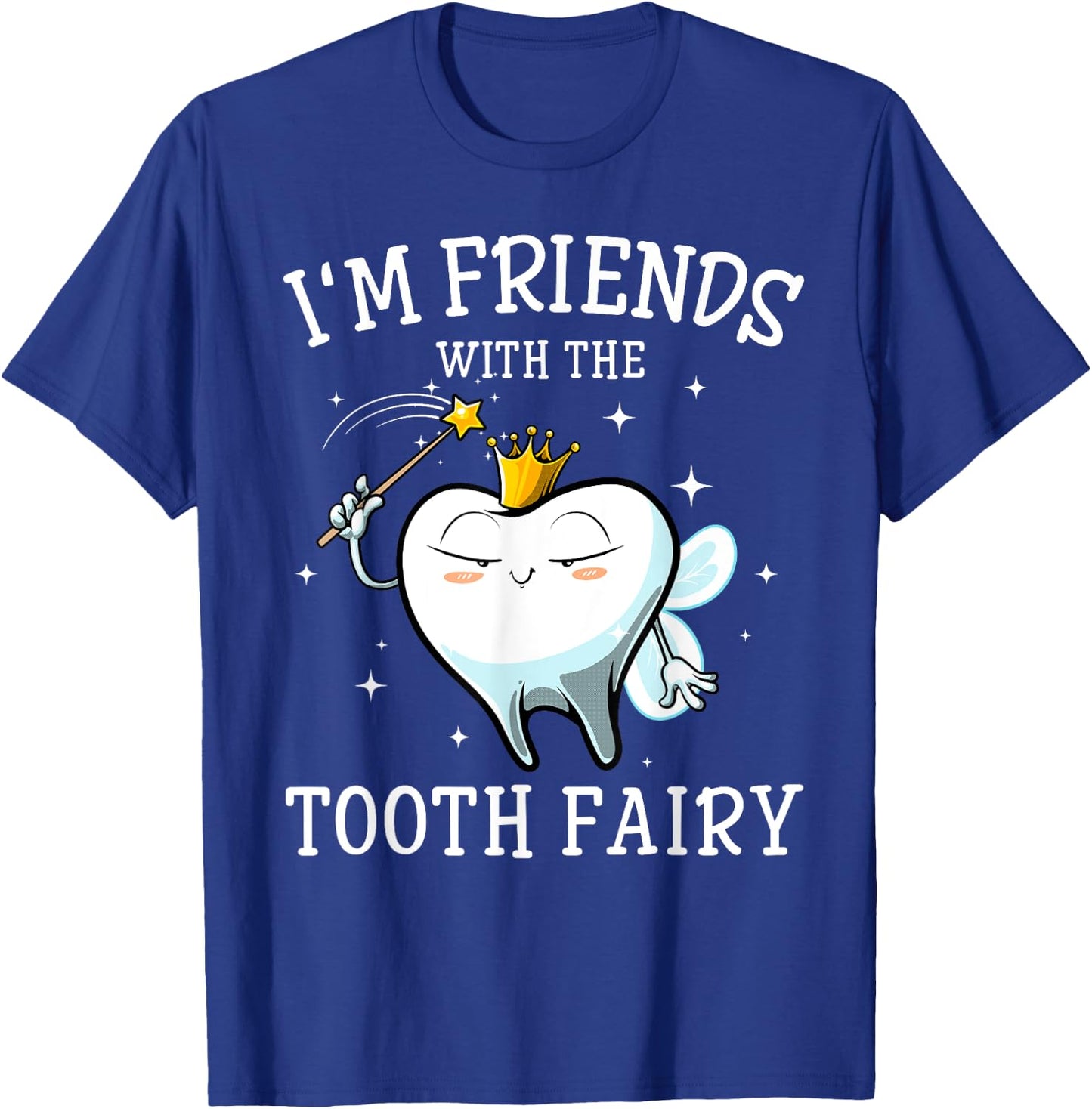 Cool Tooth Fairy Art Men Women Oral Dentist Dental Assistant T-Shirt - T-Shirt | Royal