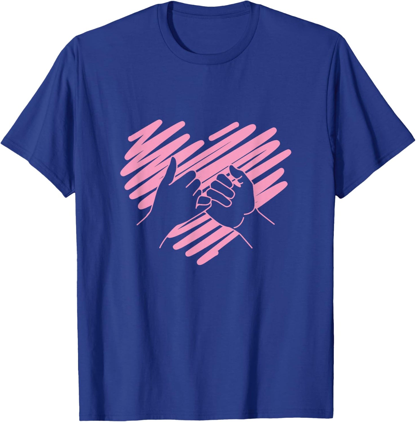 Best Friend Pinky Promise - Aesthetic Gift T-Shirt - T-Shirt | Royal