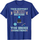 Tech Support IT Technical Engineer Helpdesk T-Shirt - T-Shirt | Royal