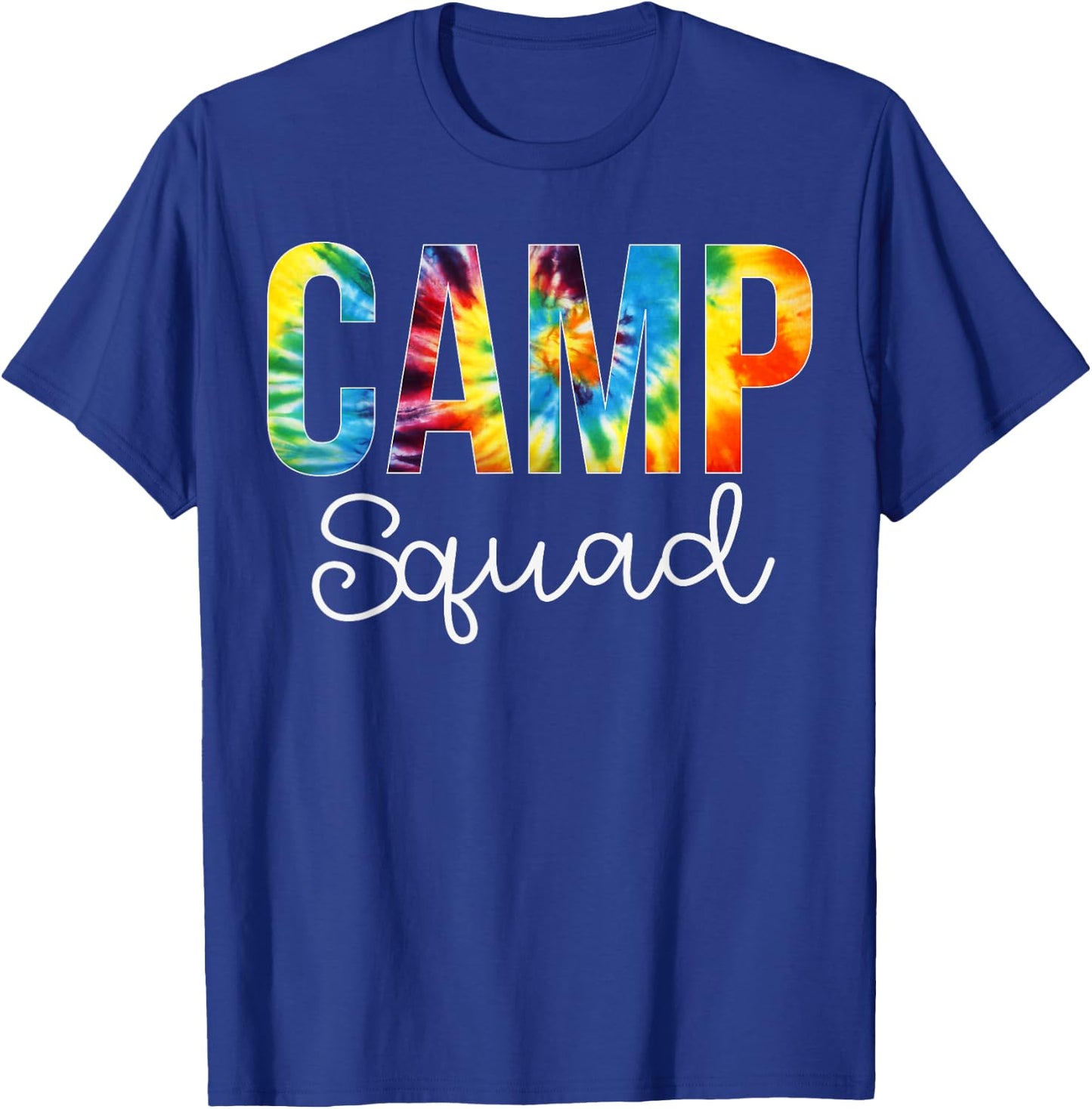 Camp Squad Tie Dye Appreciation Day Hello Back To School T-Shirt - T-Shirt | Royal