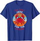 I'm Just Here For The Crabs T-Shirt - T-Shirt | Royal