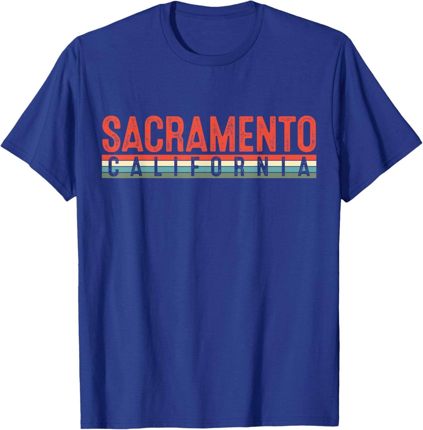 Sacramento California T-Shirt - T-Shirt | Royal